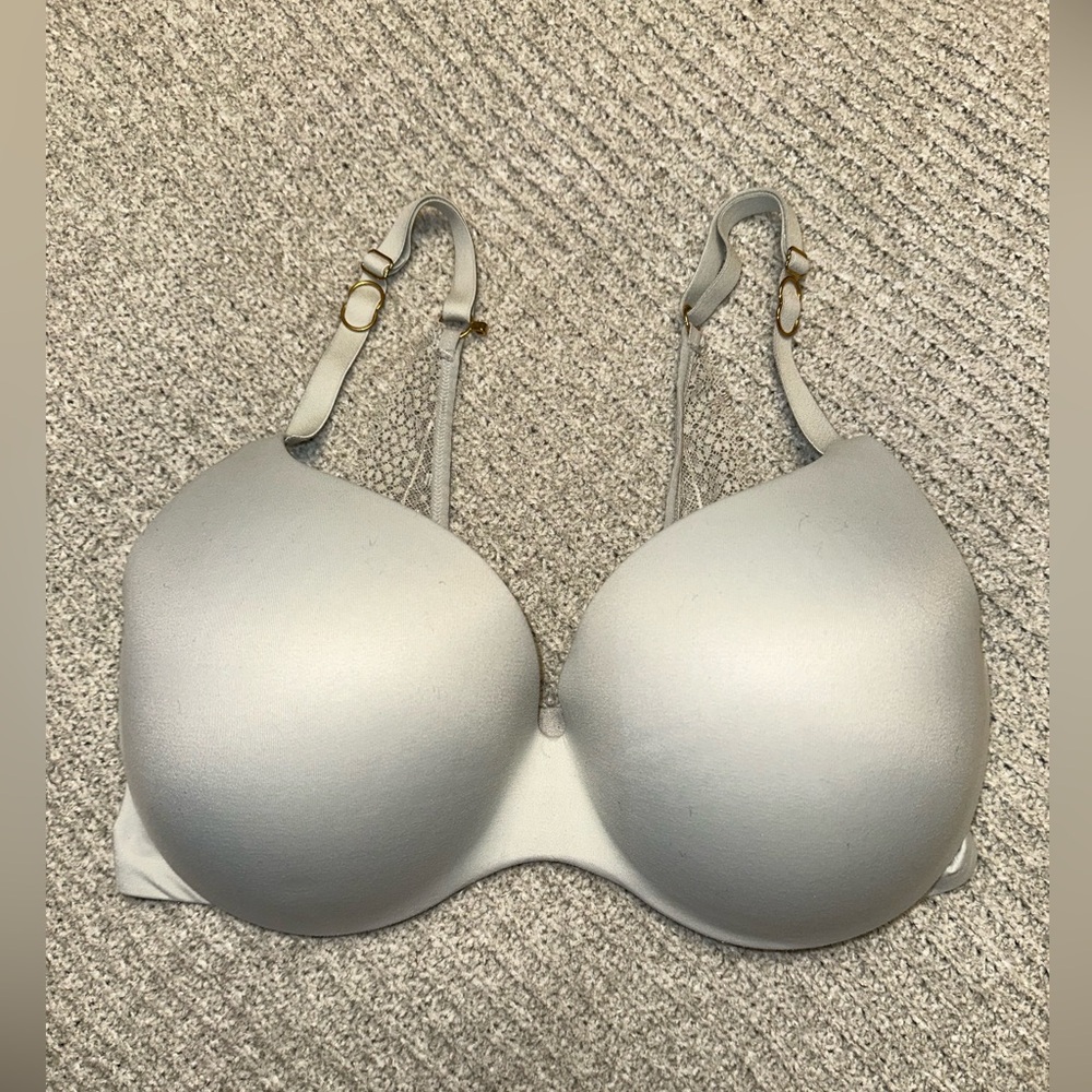 Light Gray/Blue VS Perfect Shape Bra 34DD